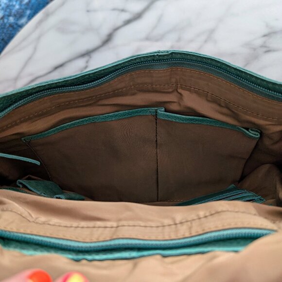 Turquoise latico Charlton Crossbody Bag - Picture 6 of 6